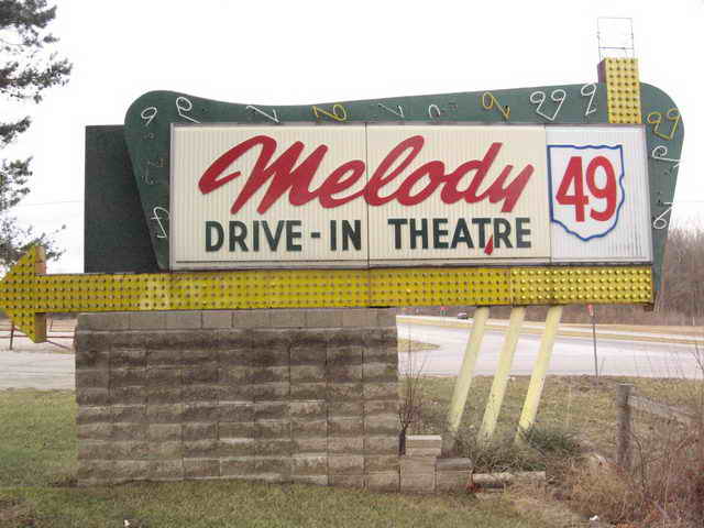 Melody 49 Drive-In Brookville OH - WaterWinterWonderland.com - Drive-I