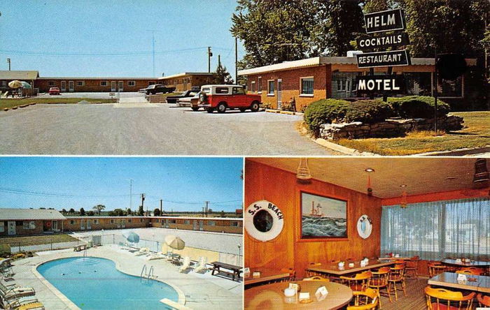 Helm Restaurant and Motel (Harbor Beach Inn) Harbor Beach MI - WaterWi