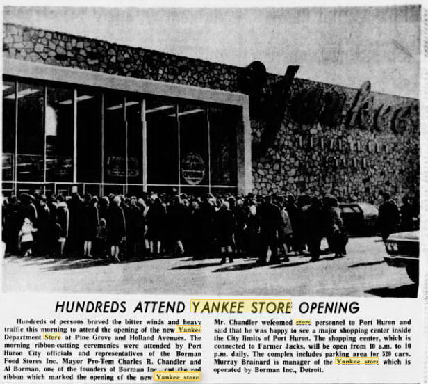 Yankee Stores Flint MI - WaterWinterWonderland.com - Malls and Retail